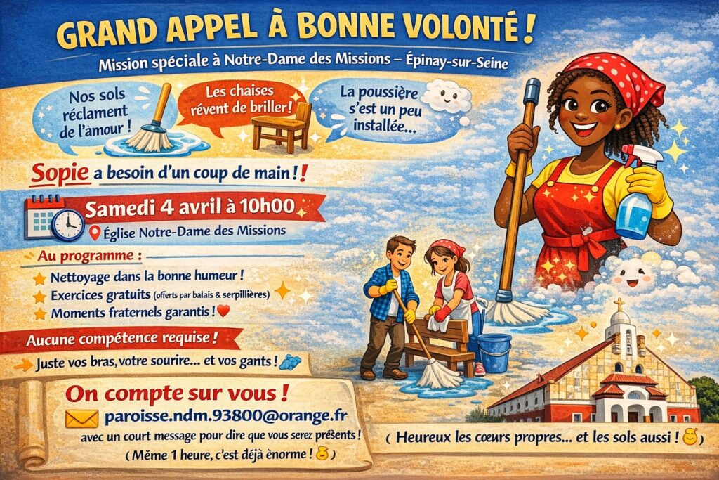 Mission : Église propre !
