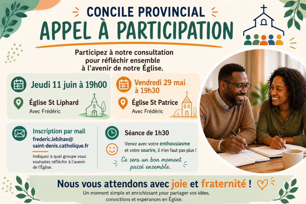 Concile Provincial – Construisons l’Église ensemble