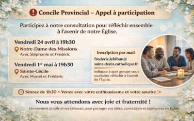 Concile Provincial – Construisons l’Église ensemble