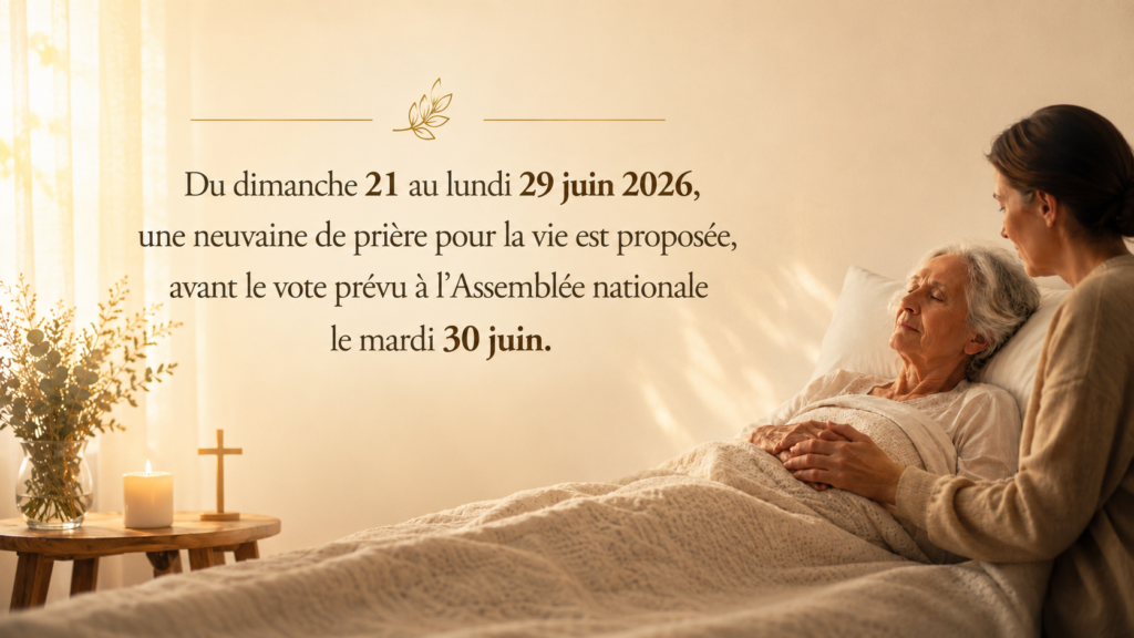 Fin de vie : un appel à prier, accompagner et espérer