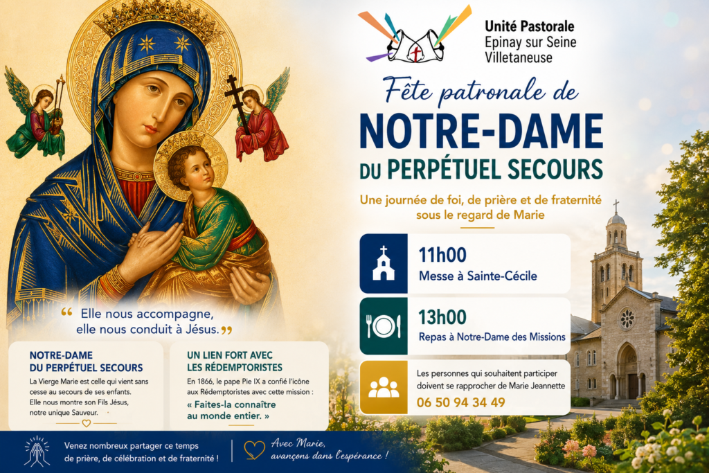 Notre-Dame du Perpétuel Secours : une journée de foi et de fraternité le 27 juin